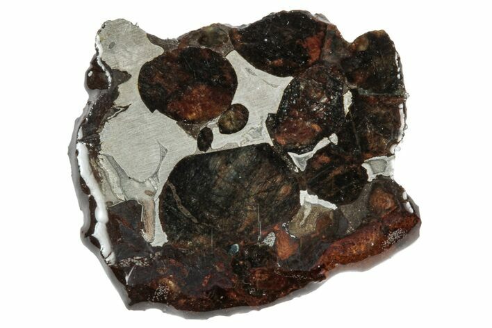 Sericho Pallasite Meteorite ( g) Slice - Kenya #346434